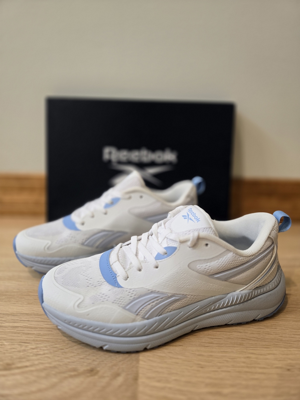 Reebok Limited Edition Rush Multi-Sport Ortholite Cross Train Runner White/Blue